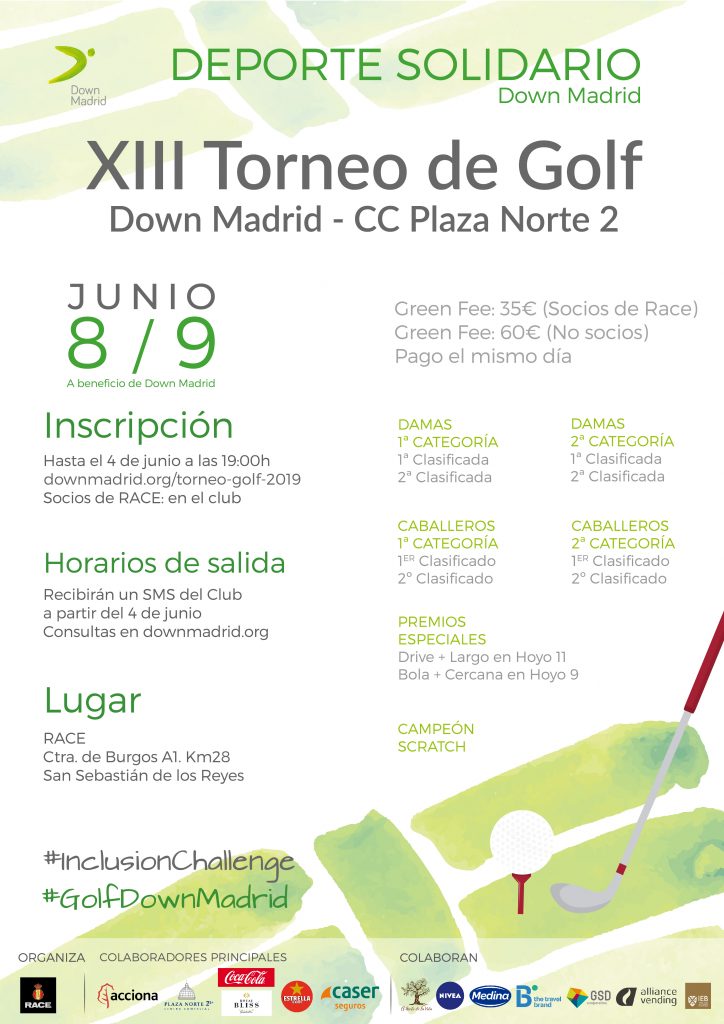 Torneo Golf Down madrid