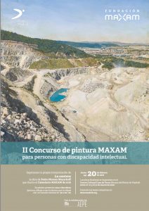cartel del II concurso de pintura Maxam