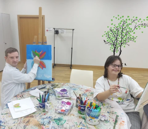 taller-pintura-discapacidad-intelectual-down-madrid